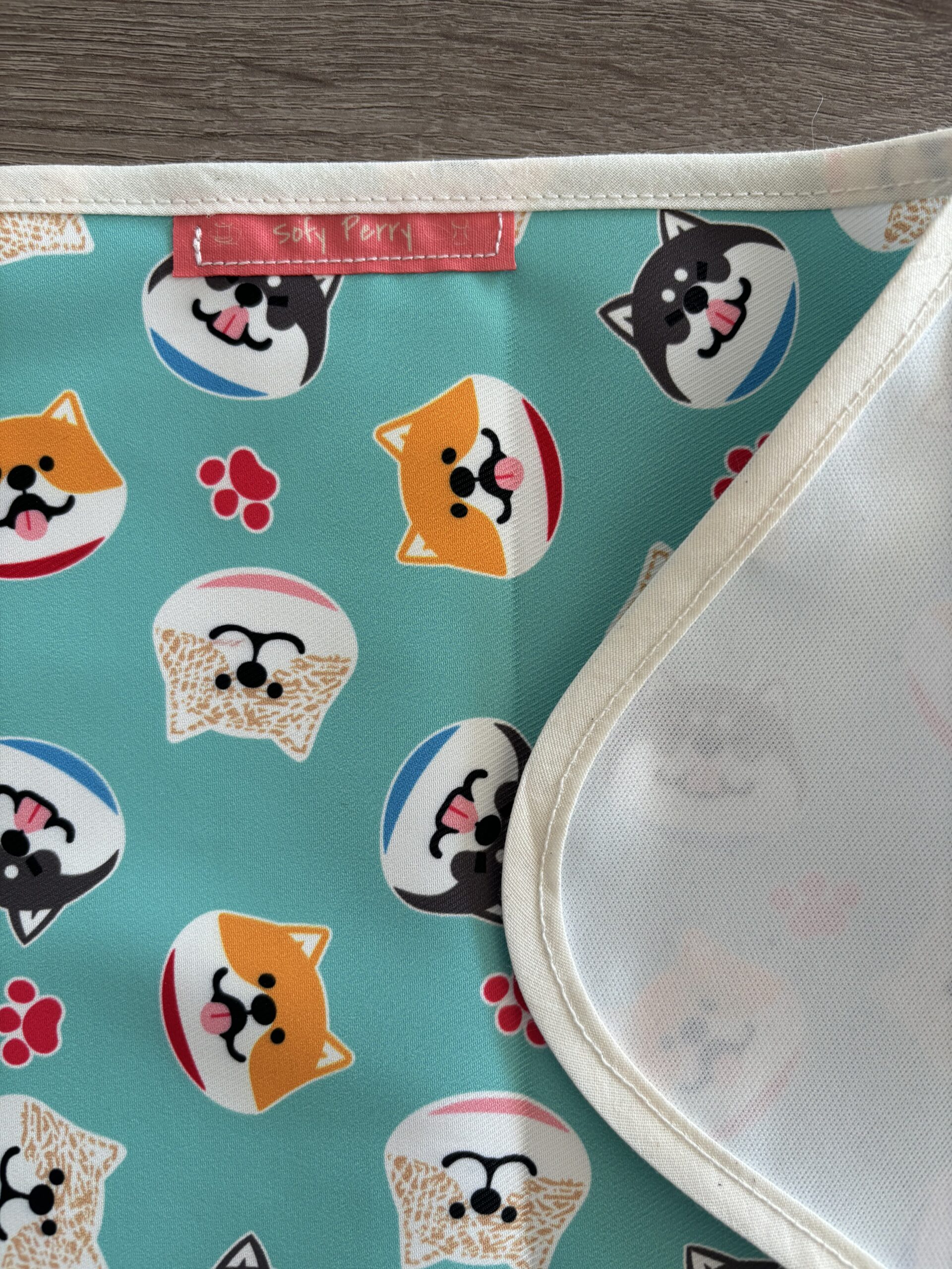 set de table finition par biais