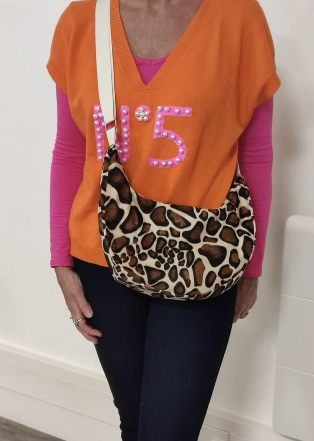 Sac à main demi-lune "Sophie" – Image 2