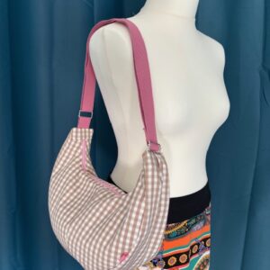 Sac à main « Vichy beige »