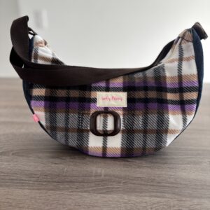 Sac à main demi-lune « Scott marron »