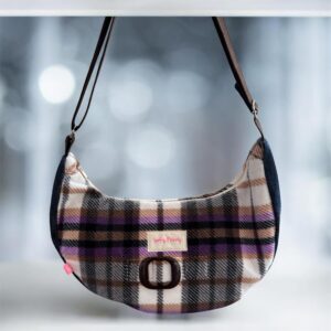 Sac à main demi-lune « Scott marron »